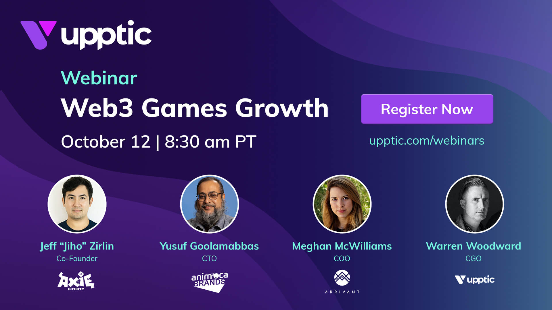 Web 3 Games Growth Webinar Promo