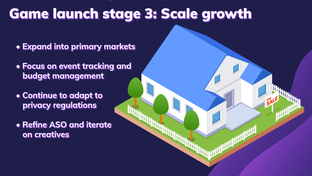 Game launch stage 3: Scale growth